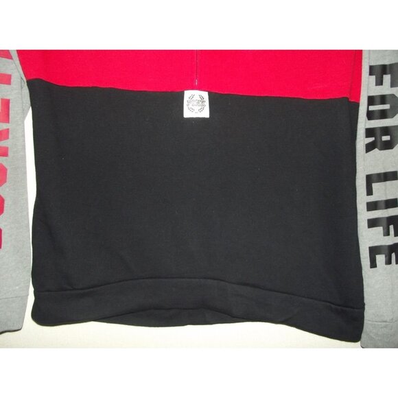 Victoria's Secret PINK Sweatshirt Medium Ohio State sequin 1/4-zip Pullover OSU - Picture 16 of 16